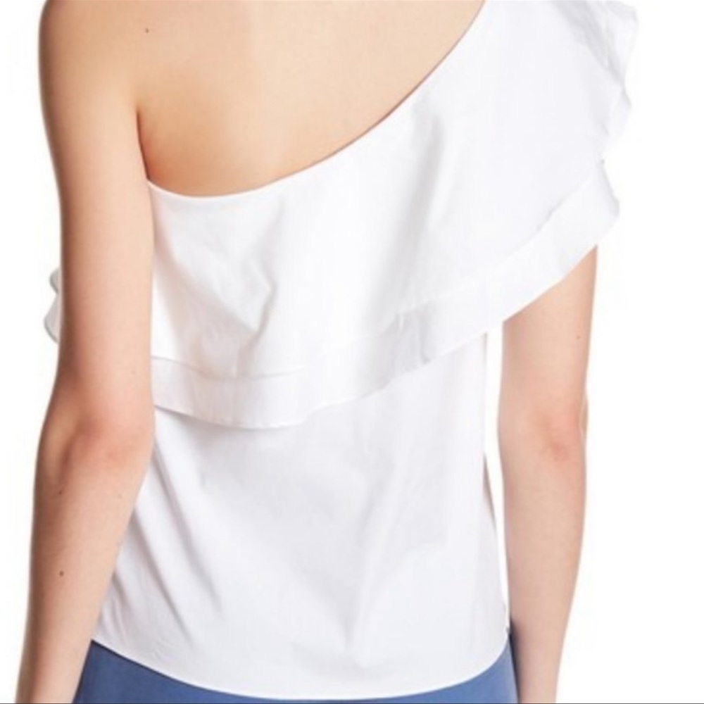 Revolve 1.state ruffle one shoulder blouse June sale - Picture 2 of 5